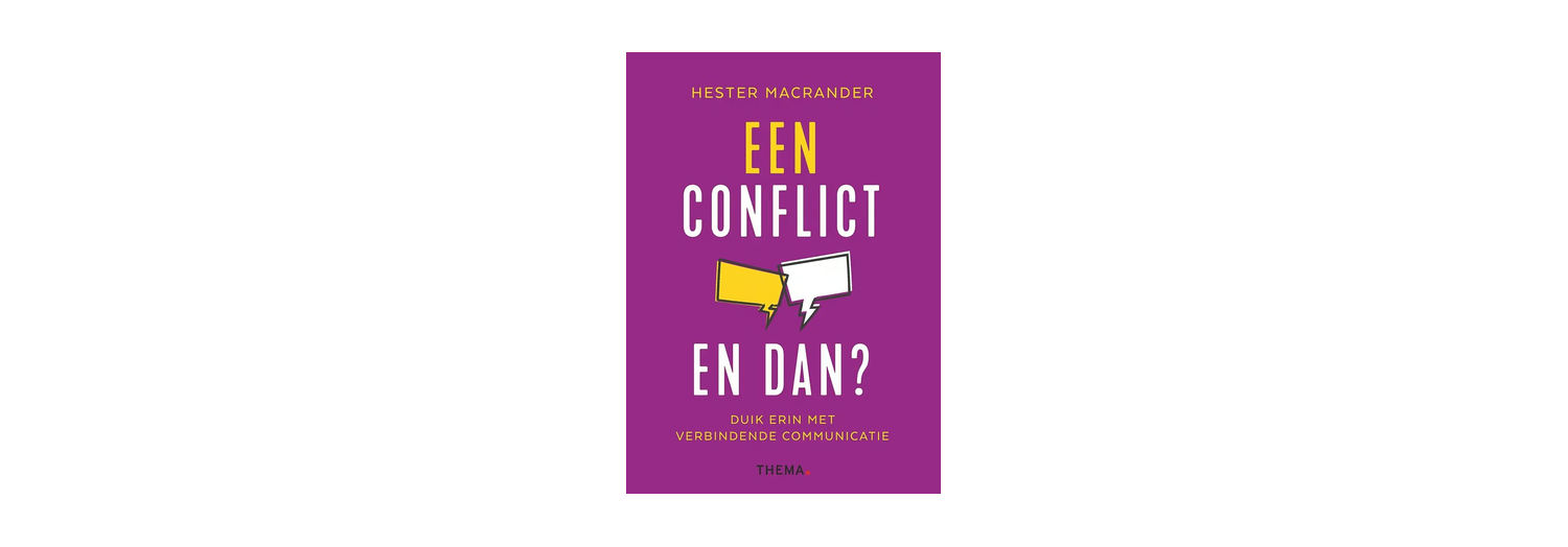 Boekomslag Een conflict. En dan?
